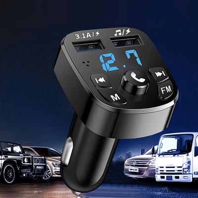 Автомобильный Bluetooth 5,0 FM-передатчик, автомобильный радиомодулятор, MP3-плеер с USB-разъемом для супер быстрой зарядки 22,5 Вт, автомобильное зарядное устройство USB