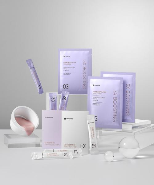 Leaders Cosmetics 3X Boosting Modeling Mask [Collagen] (3 Applications)