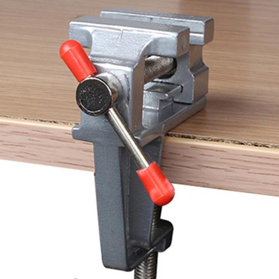Bench Clamp Adjustable High Hardness Stable Clamp-on Mini Jaw Bench Vise Carpentry Supply