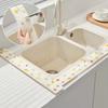 Kitchen Faucet Sink Splash Guard Wood Pulp Cotton Water Catcher Drying Mat Pad
