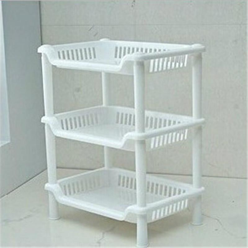 Трехслойная полка, пластиковые полки для душа, кухонная корзина для хранения, стойка для косметики, домашний органайзер, стойка для хранения банных принадлежностей