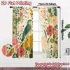 2D Flat Printing,JIT 2pcs, Curtains (Without Rod) Floral Harmony Chic Fashionable Curtains Versatile 100% Polyester Curtains