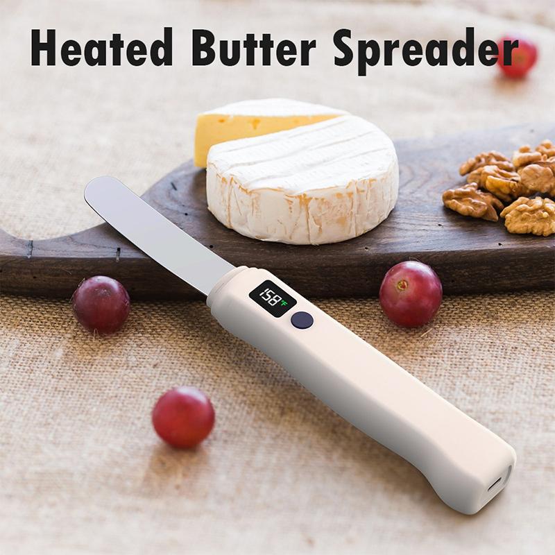 304 Stainless Steel Heating Butter Knife Melting Butter Spreader For Toast Bread Cream Cheese Western Kitchen Gadgets