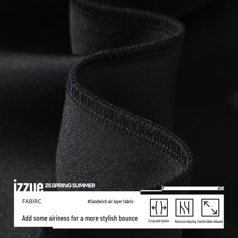 Izzueit Men's Air Layer Graffiti Straight-Leg Pants