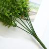 Artificial Plant Non-fading Artificial Greenery Realistic Plastic Ferns Green Leaves Fake Plant for Home Decoration