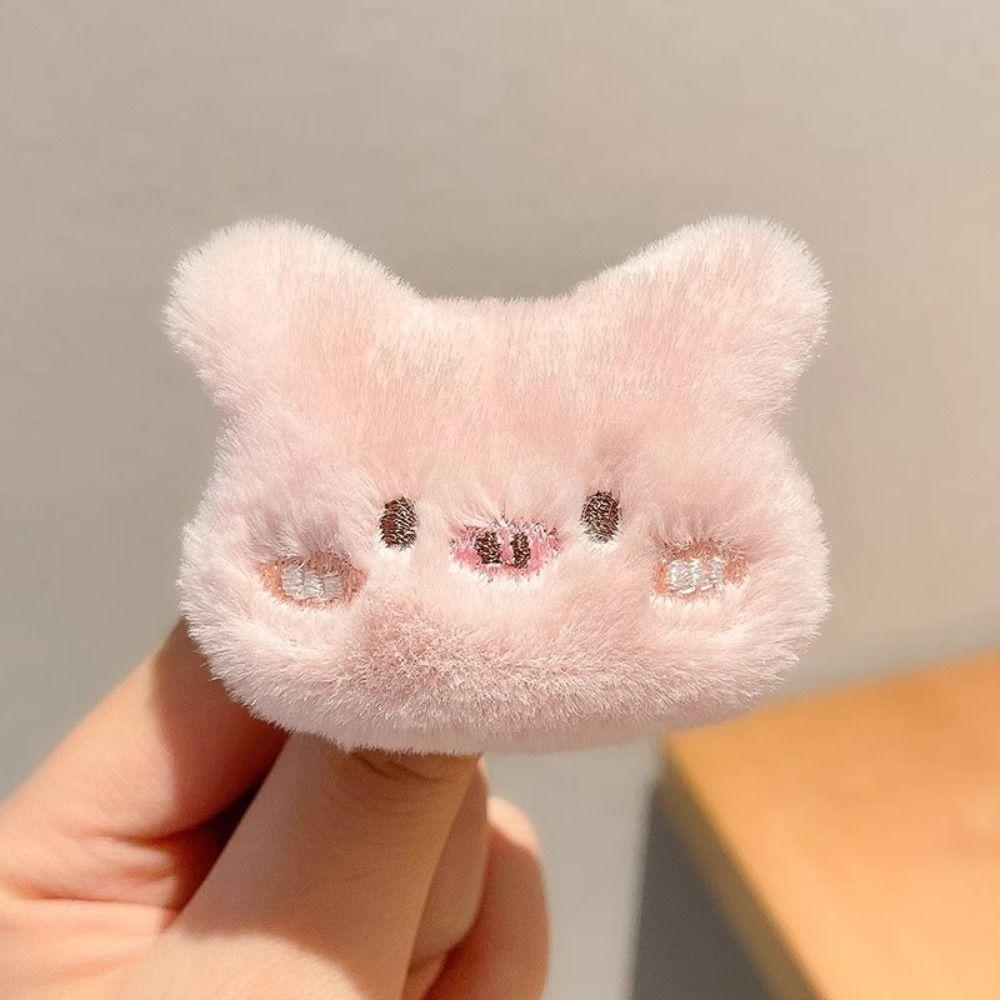 Cute Clothes Badge Pins Cartoon Backpacks Pendant New Plush Bear Frog Brooch