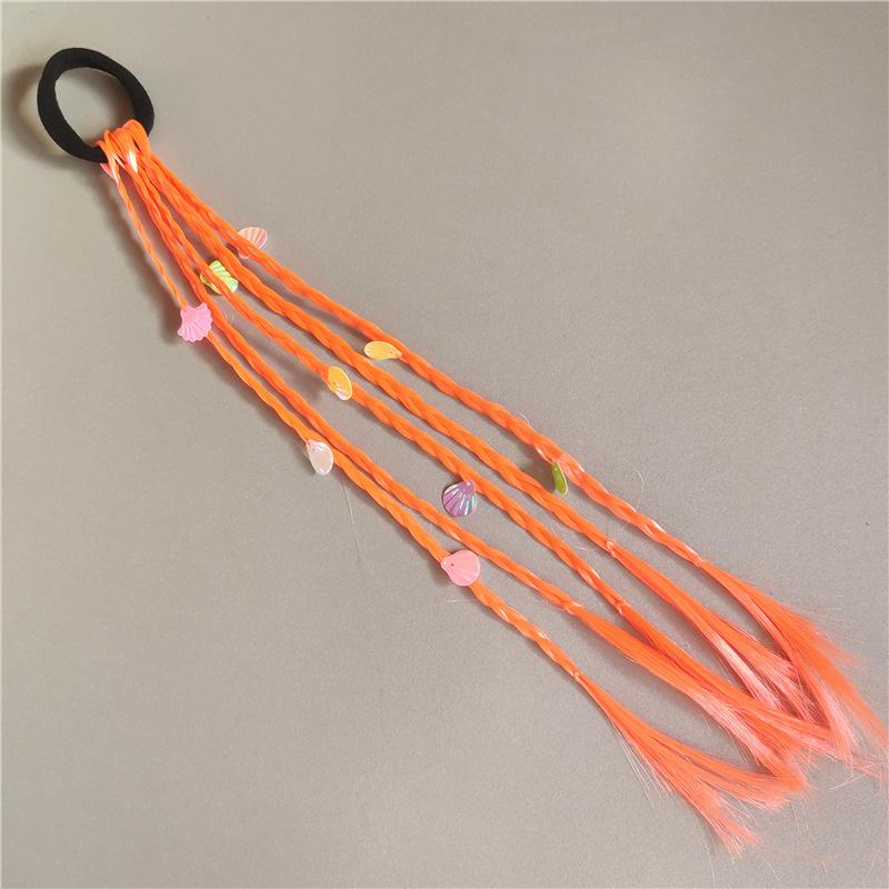 1 шт. Новый милый детский плетеный парик-хвост, повязка на голову, резинки для волос, аксессуары для волос, украшение для волос