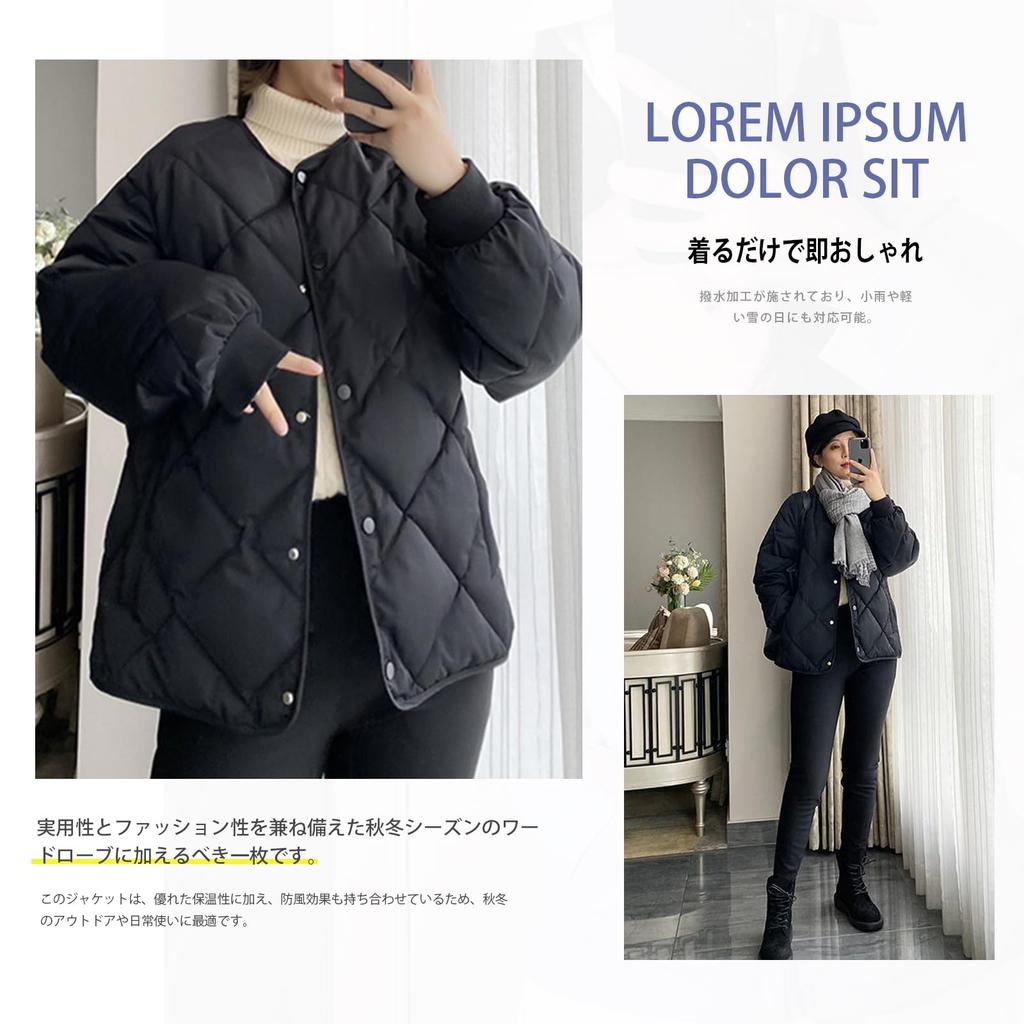 Gdnelhuonox Легкая стеганая куртка с теплая и идеально подходит для и зимняя женская с карманами, льстящая фигуру, весенняя, осенняя,