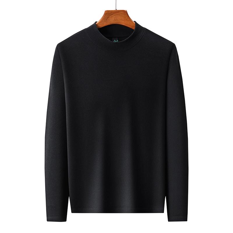 Мужская термофлисовая футболка с длинным рукавом, свободного кроя, базовый слой, 2025