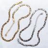 5Mm Stainless Steel Snake Blade Chain Bracelet Necklace Personalized Hip Hop Leopard Print Jewelry Set Vl588-589