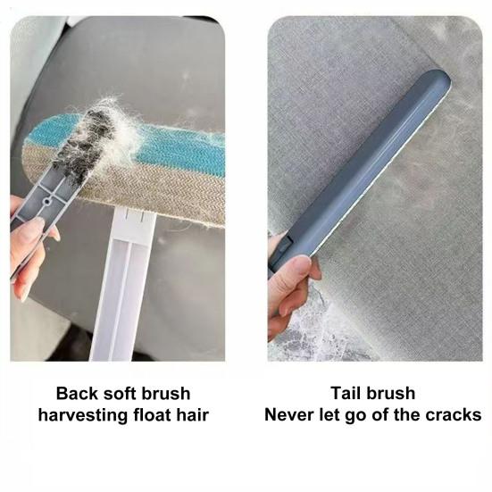 Средство для удаления шерсти домашних животных с длинной ручкой, удобная ручка, подвесное отверстие, диван, ковер, средство для удаления ворса с шерсти домашних животных, товары для домашних животных