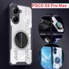 Прозрачный магнитный чехол для Xiaomi POCO X8 Pro X7 Pro Redmi Turbo 5 Max Бронированный Прозрачный Защита с рассеиванием тепла Чехол для телефона