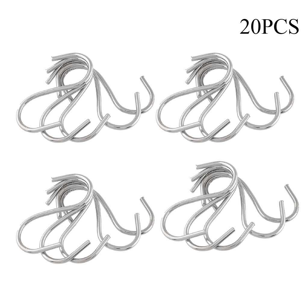 5/10/20 шт. Держатель для домашней кухни из нержавеющей стали S-образный крючок для хранения, застежки, крючки, вешалка