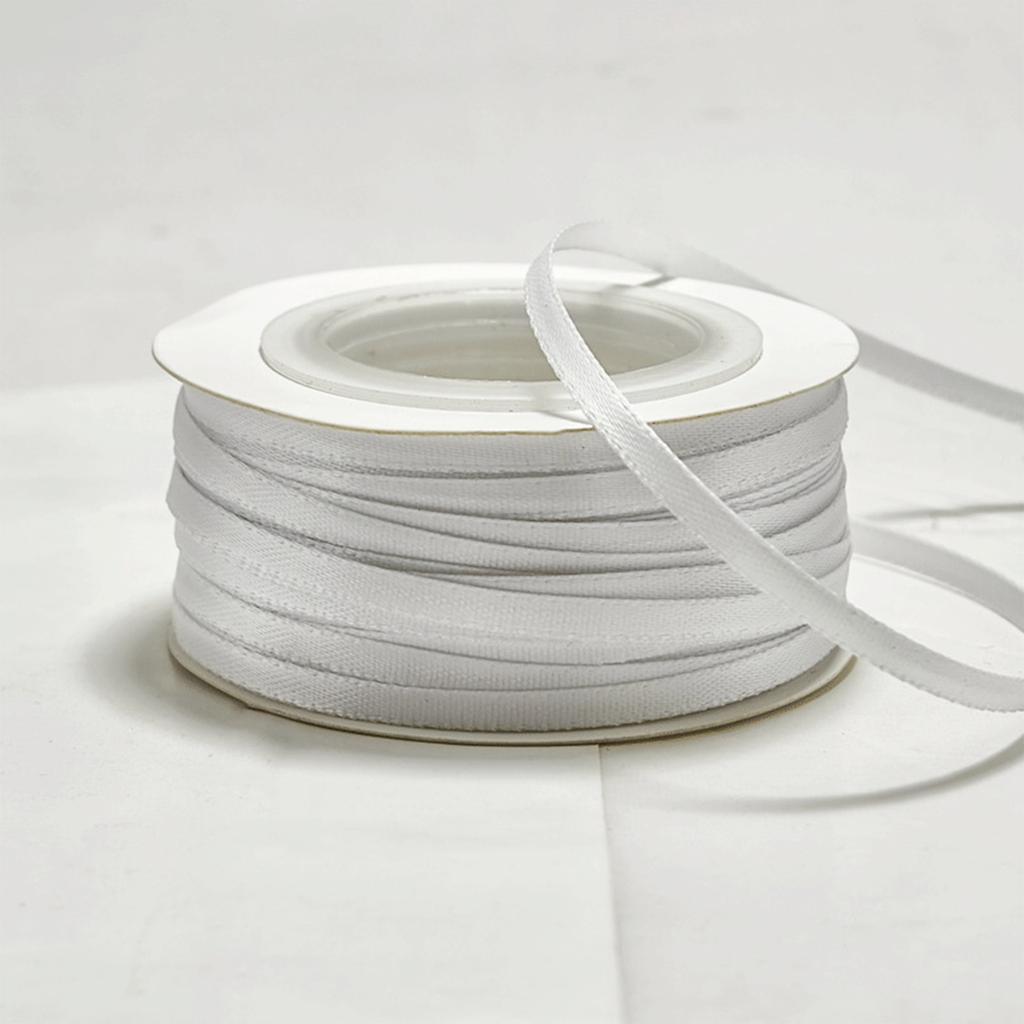 50 Yards 0.3cm Encrypted Double-sided Polyester Silk Ribbon Ribbon Webbing Hair Accessories Handmade Bow Gift Box Packaging Ribbon