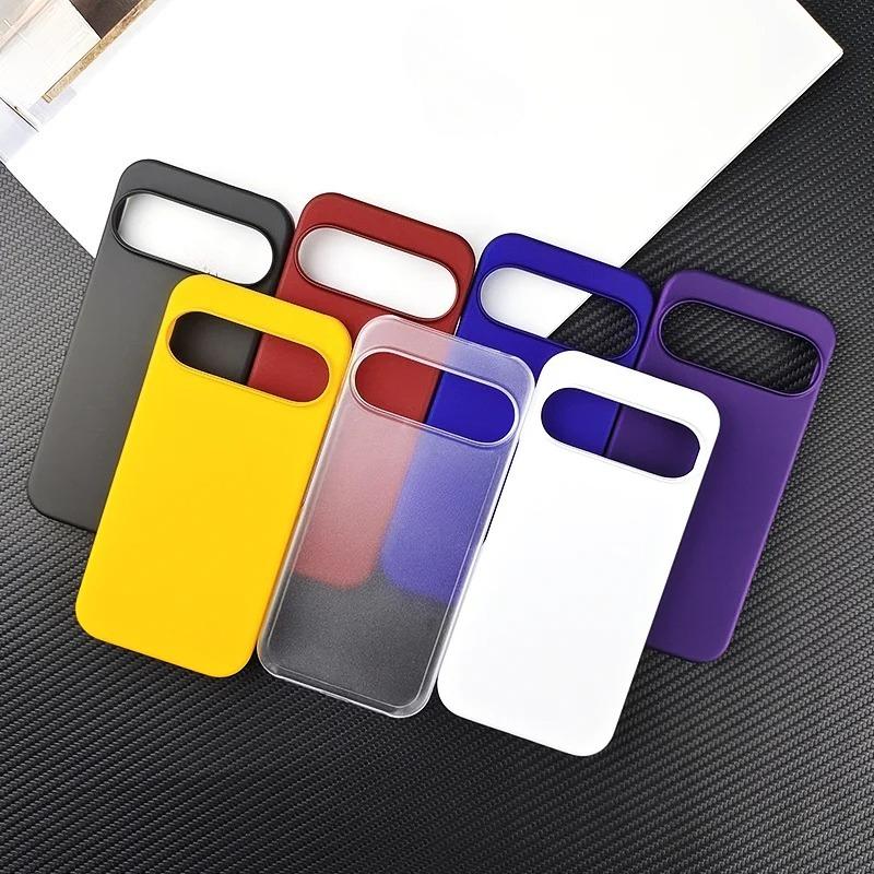 Тонкий матовый жесткий ПК чехол для телефона для Google Pixel 9A 9 Pro XL 8Pro 7 6 Pro 8A 7A 6A Ударопрочный однотонный чехол-накладка
