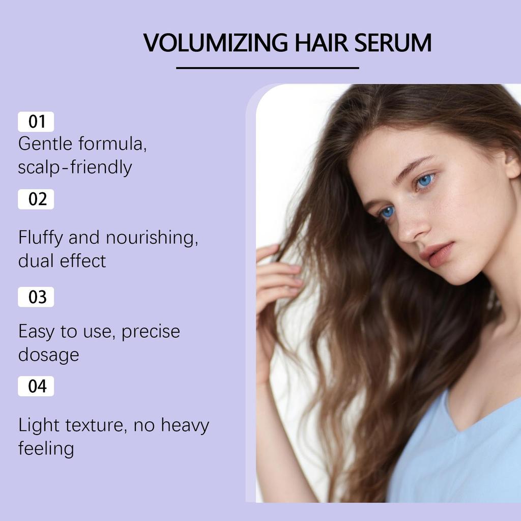 GleamXi fluffy hair care essence smooths frizz, moisturizes, moisturizes, supple, light, refreshing and non-stick daily care 100ml