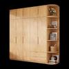 Mei Walnut Multi-Door Combination Wardrobe