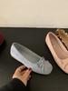 Soft Female Silk Fashion Shallow Ladies Flats With Shoes Slides Round Toe Footwear Slip On Women Ballet