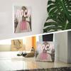 Typography Rock Art Panel 57cm x 57cm L Size Made in Japan Poster Stylish Interior Decor Living Room Interior Love People Fashion Fabric Panel
