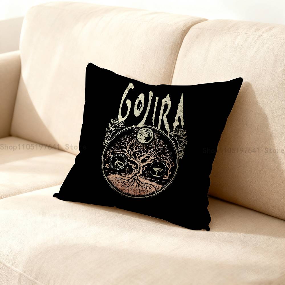 Band G-Gojiras Pillow Case Cute Cartoon Anime Peripheralsbedroom Sofa Decorative Cushion Cover Soft Cushion Cover