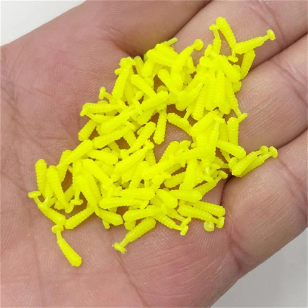 100 ШТ Силиконовые Мягкие Рыболовные Приманки 1 см Плавающие Воблеры Минноу Приманки Воблеры Минноу Зимняя Рыбалка