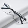 Stainless Steel Business Reading Glasses for Reader Women Presbyopia Optical Eyeglasses