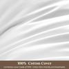 1шт гусиное перо и пух белые подушки вставки кровать сон 5 звезд отель коллекция подушки медленно отскакивают с 100% хлопковым чехлом