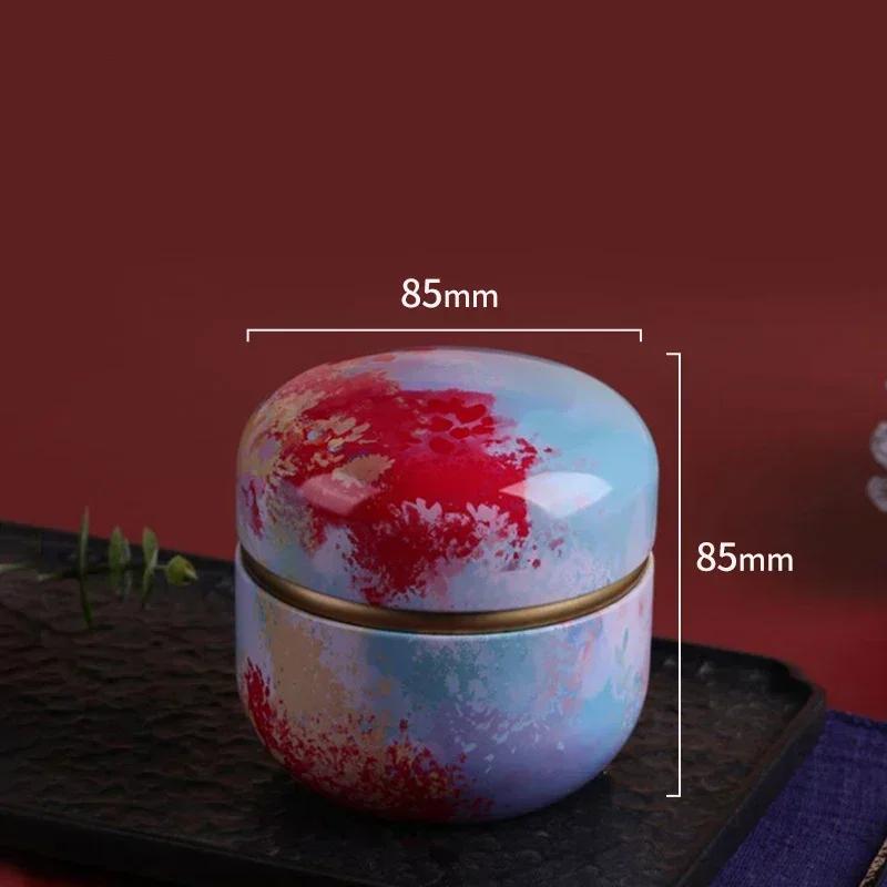 Чайница, коробка для чая, контейнеры для свечей, кофейные конфеты, закуски, маленькие жестяные мини-контейнеры для хранения, герметичные банки, упаковка для чая