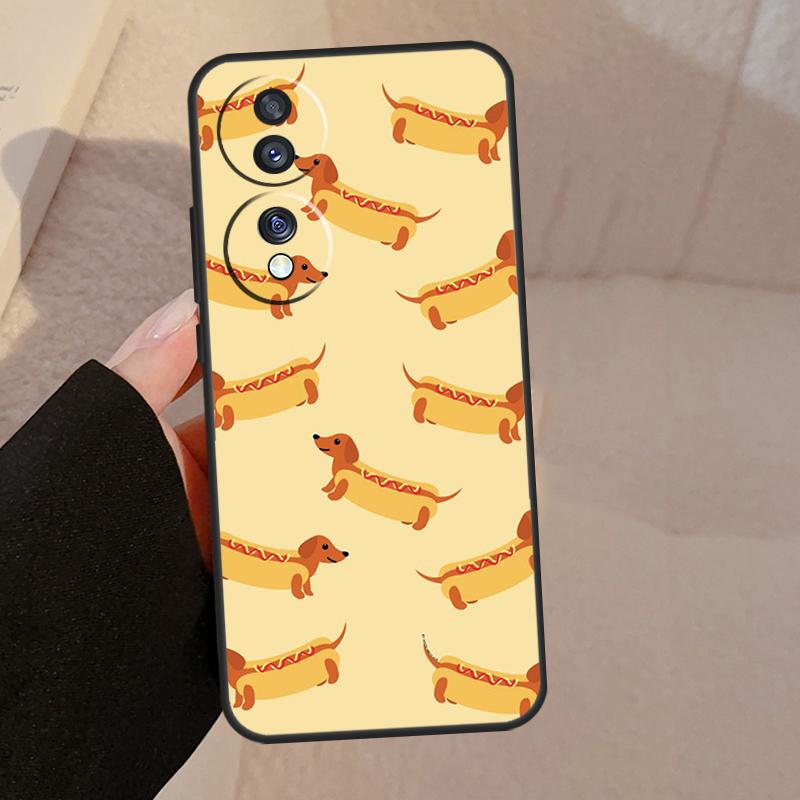 Dachshund Dog For Honor Magic 5 6 7 8 Pro Case For Honor X9d X9a X9b X9c X8c X8b 50 70 90 200 400 Lite Win