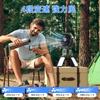 Солнечный Кемпинг Автоматический 4 Скорости Ветра 3 Режима Яркости 6000 мАч Большой USB Зарядник Регулируемый Низкое Энергопотребление Нагрев IPX4 Подходит для Палаток Вентилятор, Вентилятор, Колеблющийся,