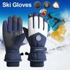 Новые лыжные перчатки с сенсорным экраном, теплые перчатки для сноуборда, зимние перчатки для езды на снегоходе и мотоцикле, ветрозащитные водонепроницаемые зимние перчатки