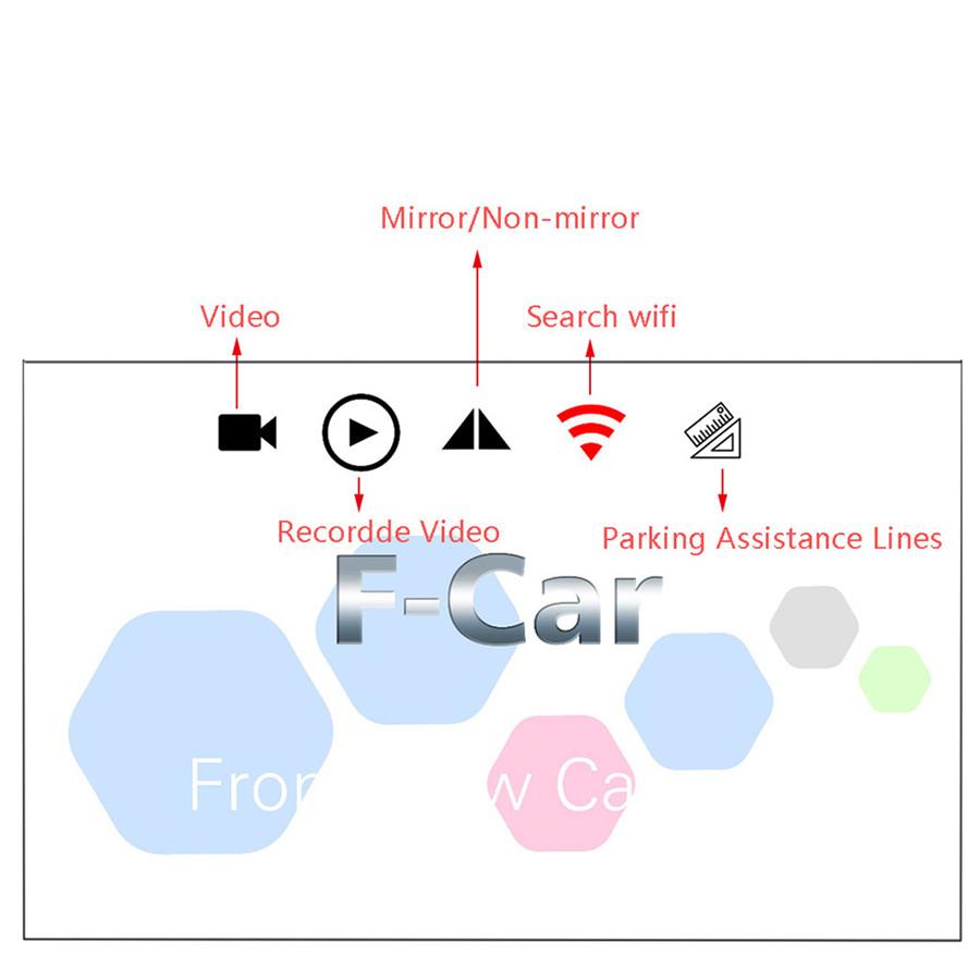 Мини WiFi камера заднего вида Plug-n-Play Питание от прикуривателя