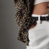 2024 Retro Leopard Print Denim Jacket - Trendy, Loose, Versatile for Spring