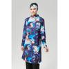 New Blue 2-piece Muslim Women's Modest Muslim Floral Print Seaside Swimwear Full Coverage Swimsuit Set Islamic Hijab Beachwear Burkini Swimsuit