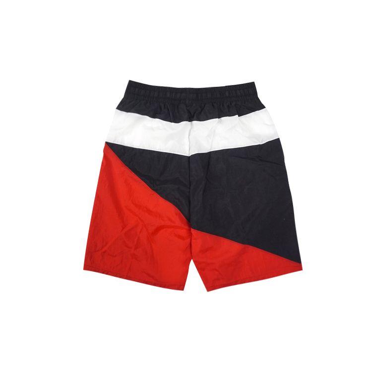 Nike Flight Color-Block Sports Shorts Men Bottoms Black White Red BV9413-658