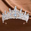 Baroque Crystal Tiaras and Crowns Headband Rhinestone Prom Diadem Crown Bridal Wedding Hair Accessories Jewelry Crown Tiara Gift