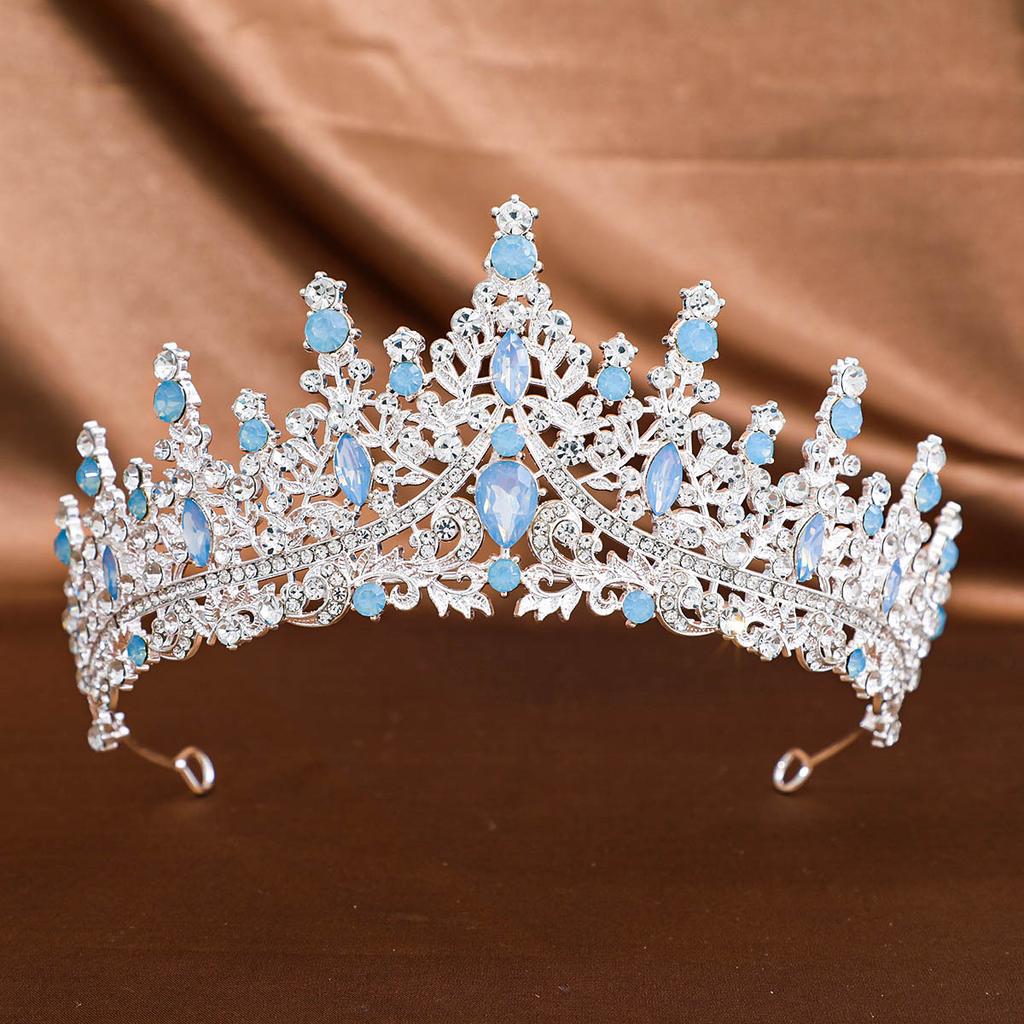 Baroque Crystal Tiaras and Crowns Headband Rhinestone Prom Diadem Crown Bridal Wedding Hair Accessories Jewelry Crown Tiara Gift
