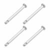 Single Clevis Pin Link Hinge Pin, 3mm X 30mm, Flat Head, 304 Stainless Steel, Pack of 4