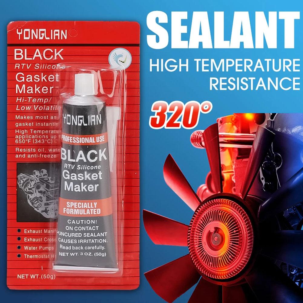 Silicone Gasket Maker Black Hi-Temp Sealant Oil Resistant For Engines Automotive Sealant With High Adhesion Car Sealant