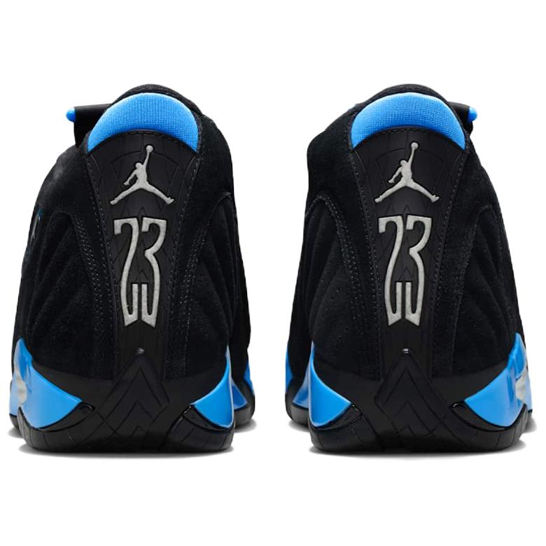Jordan Air Jordan 14 Винтажные Баскетбольные Кроссовки Унисекс Черно-Синие 487471-007