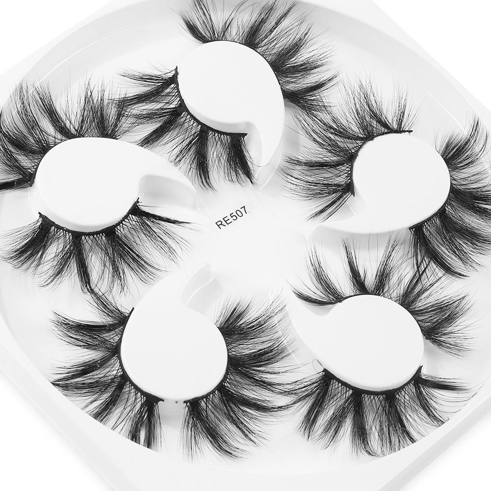Eye Makeup Tools Wispies Fluffies False Eyelashes Thick Long Eyelashes Extension 3D Faux Mink Lash