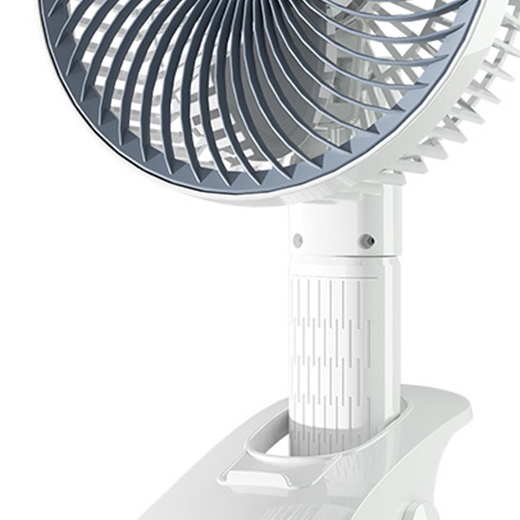 USB Rechargeable Handheld Fan Wall Mounted 3 Speed Strong Wind Portable Small Electric Fan for Home