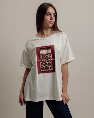 Футболка Mira Mia 259233 42 белая