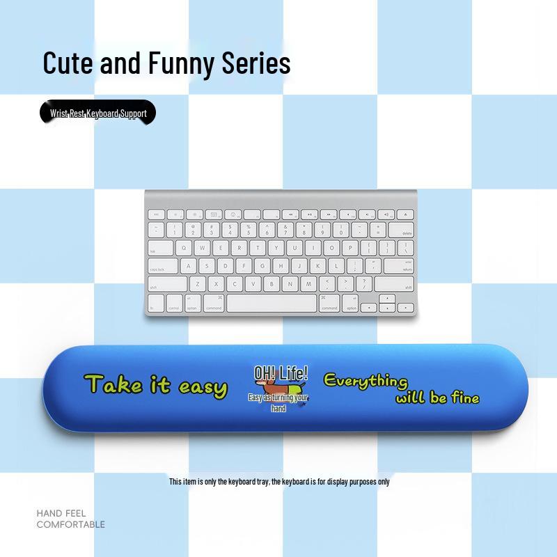 Customized Cartoon Gel Wrist Rest Mouse Pad - Thick, Non-Slip, Comfortable