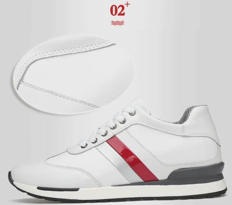 Мужские 8 см дышащие повседневные летние сетчатые кроссовки, увеличивающие рост