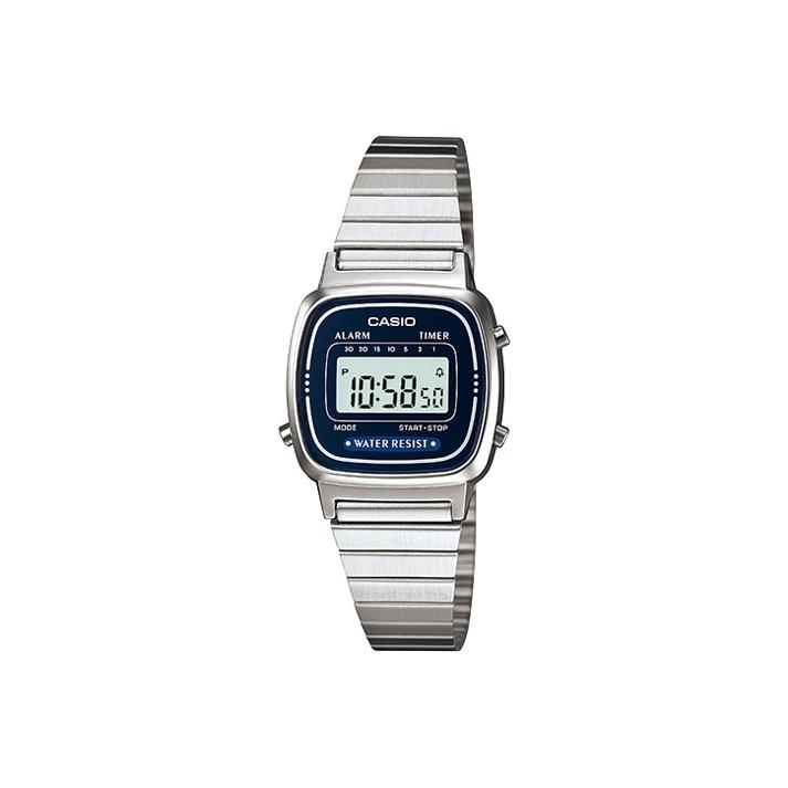 Casio Мужские СИННИЕ часы LA670WA-2 LA670WA-2