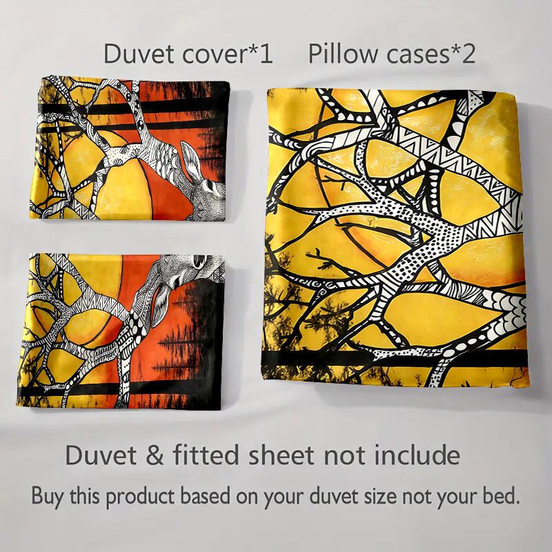 Abstract, vibrant, nature. Bedding Duvet cover sets Duvet covers Pillowcases gifts (1 * Duvet Cover 2 * Pillowcases, without duvet insert)