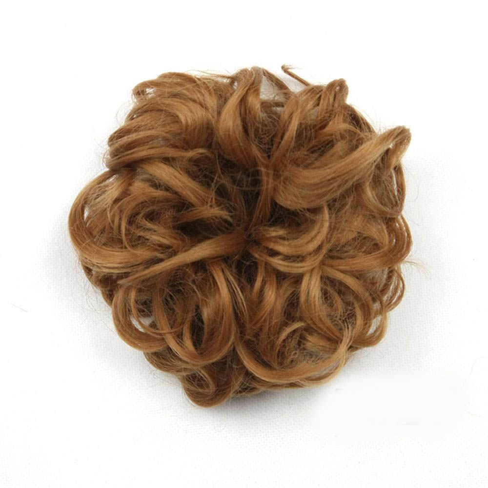Эластичный парик, резинка для волос, вьющиеся волосы, резинка для волос, пучок, кудрявый растрепанный шиньон, наращивание волос