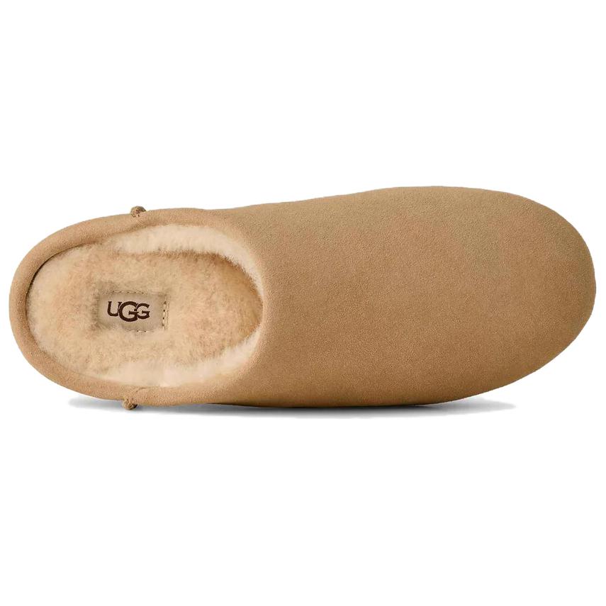 UGG Женские закрытые тапочки с износостойкой резиновой подошвой, закрытый носок, цвет каштановый 1171390-SAN