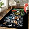 Custom 1Pc Rats Rule Vintage Car Rug Office Carpet Indoor Outdoor Entrance Doormat Nonslip Soft And Comfortable Living Room D2915234